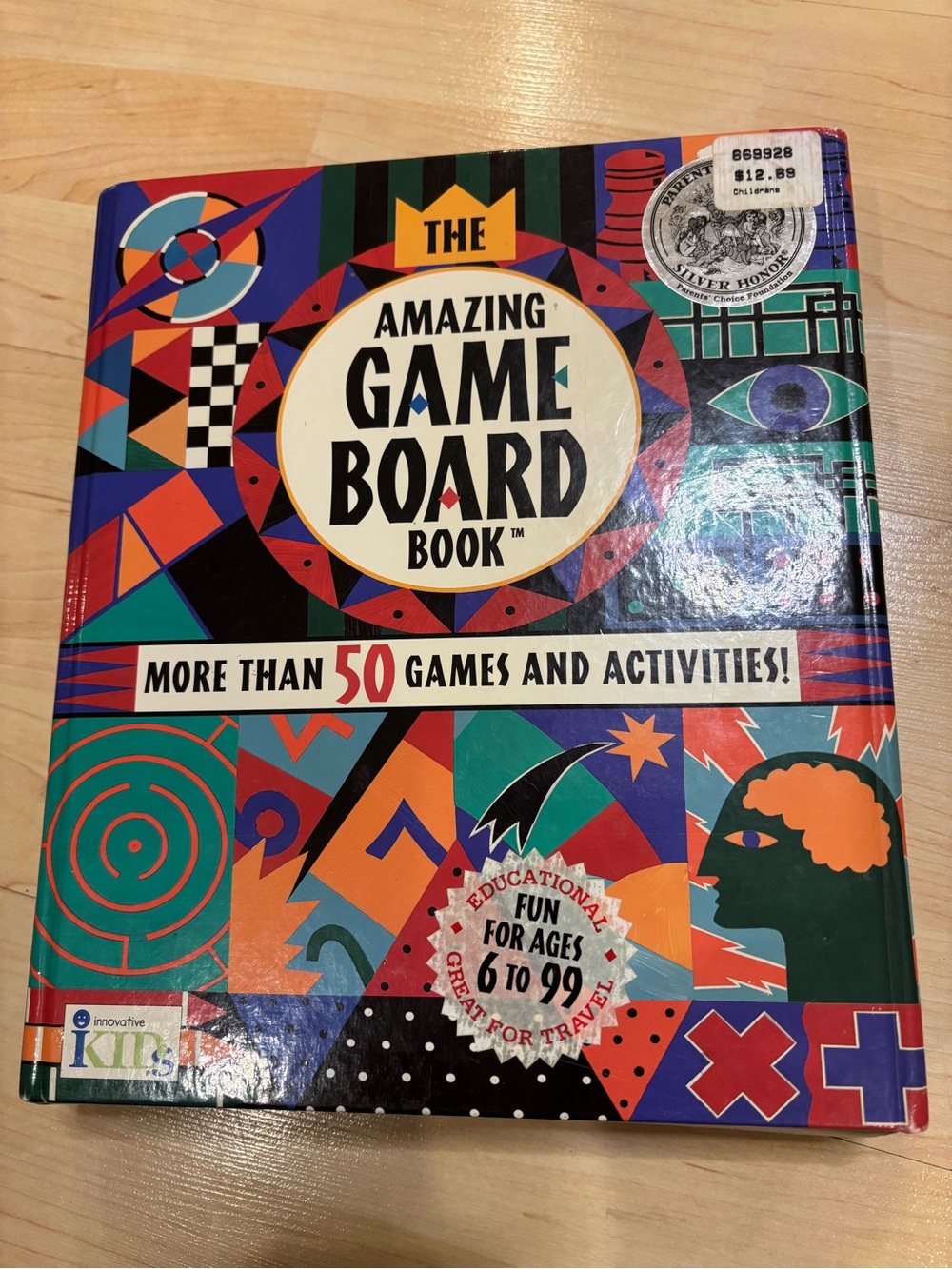 The Amazing Game Board Book - Colorful Patterned Cover
